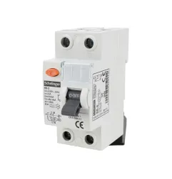 Disjoncteur différentiel 63A 30mA - Protection électrique 2 pôles - Rail DIN - Schneider