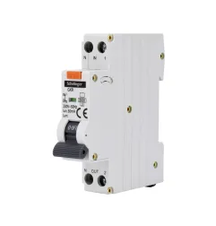 Disjoncteur différentiel 1P - 6A - 30mA - Type AC - Rail DIN - Protection contre les surintensités