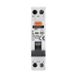 Disjoncteur différentiel 1P - 6A - 30mA - Type AC - Rail DIN - Protection contre les surintensités