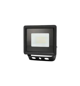 Projecteur LED Slim KASTEL - 10W - 800lm - 4000K - IP65 - Noir - 90x90x27mm