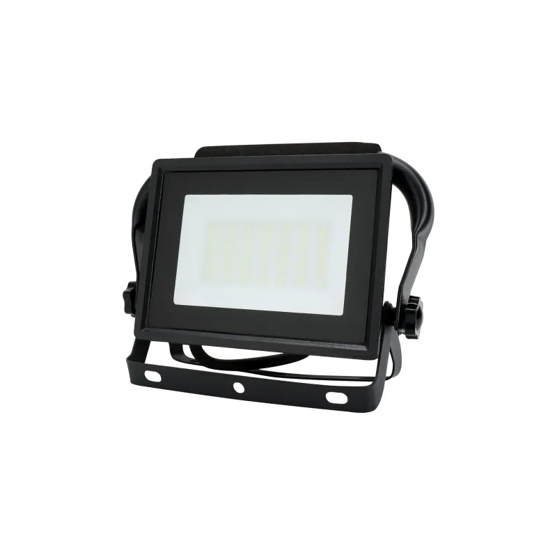 Projecteur LED portable KASTEL 2 - 30W - 2550lm - 6500K - IP65 - Noir - 190x165x31mm