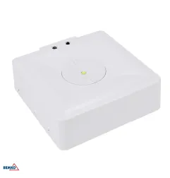 Plafonnier d'urgence carré SKALER - 3W - IP40 - 161lm - Blanc du jour 6000K - 150x150x44mm