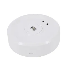 Plafonnier d'urgence rond SKALER - 3W - 161lm - IP40 - Autotest 1H - 150x150x44mm