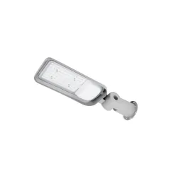 Lampadaire LED JAZMIN - 50W - 6750lm - 4000K - IP65 - Gris clair - Éclairage extérieur puissant