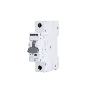 Disjoncteur Différentiel 10A - Pouvoir de Coupure 4kV - 1 Pôle - Courbe B - IP20 - Schelinger