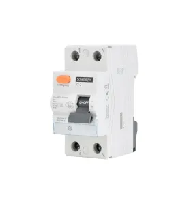 Disjoncteur différentiel AC 2P 40A 300mA - Rail TH35 - IP20 - 400V - Schelinger