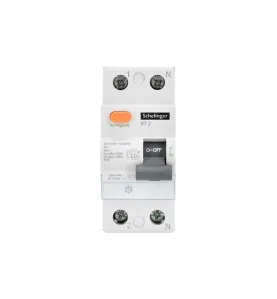 Disjoncteur différentiel AC 2P 25A 100mA - Protection électrique fiable - Rail DIN - Schneider Electric