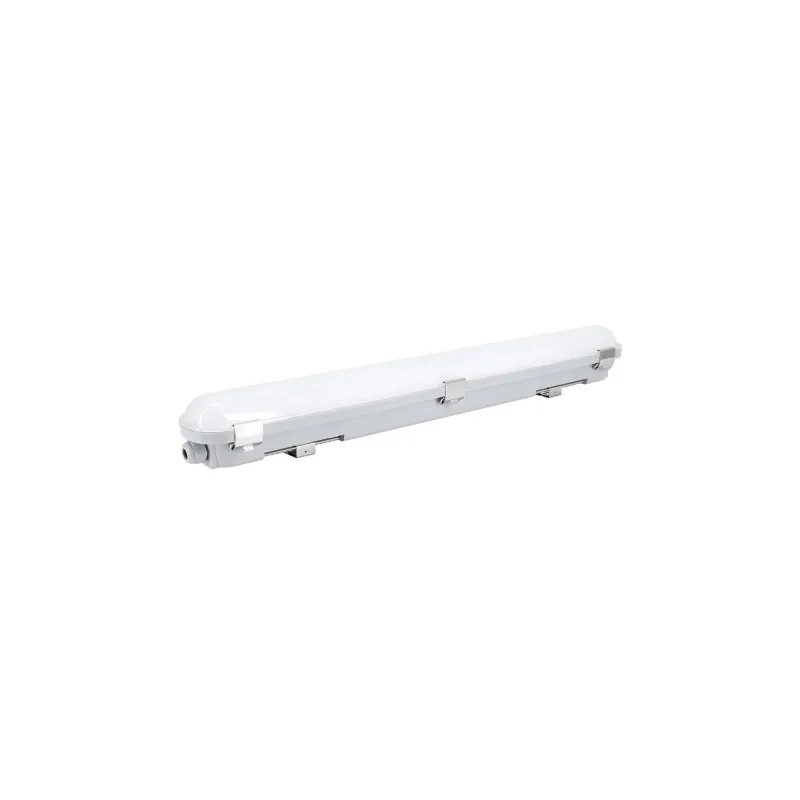 Luminaire LED étanche ALWIR 3 - 16W - 4000K - 2700lm - IP66 - Gris - 665x75x73mm