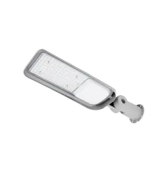 Luminaire LED de rue JAZMIN - 100W - 4000K - 13500lm - IP65 - Gris clair - Capteur crépusculaire