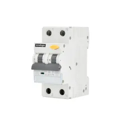 Disjoncteur différentiel 1P - 16A - 30mA - Type AC - Protection contre les surcharges