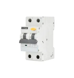 Disjoncteur différentiel 1P - 25A - 30mA - Type AC - Pouvoir de coupure 4kV - IP20