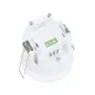 Détecteur de présence encastré 360° - Blanc - IP54 - 1200W - 6m - 3-2000lx