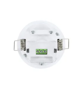 Détecteur de présence encastré 360° - Blanc - IP54 - 1200W - 6m - 3-2000lx