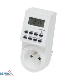 Minuterie électronique 7 jours - Programmation hebdomadaire - 16A - AC230V - IP20