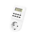 Minuteur mécanique 7 jours - Prise Schuko - 16A - IP20 - 230V AC