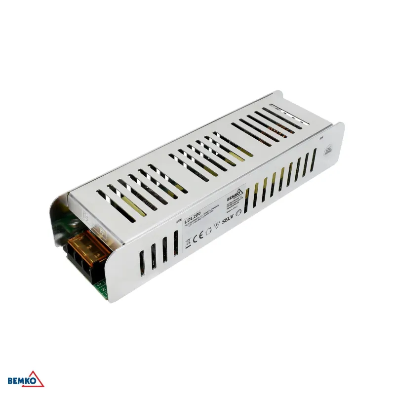 Alimentation LED Power Supply DC 24V 200W - Transformateur Compact IP20 - Haute Performance