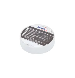 Ruban isolant PVC - Blanc - 15mm x 10m - Épaisseur 0,13mm - Qualité professionnelle