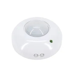 Détecteur de mouvement 360° - Blanc - 1200W max - Portée 6m - IP20