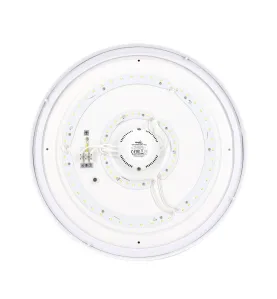 Plafonnier LED PLATO - 36W - 3000K - 3250lm - IP44 - Blanc Chaud - 435x435mm