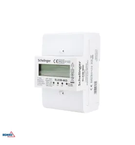 Compteur électrique triphasé MID Schelinger 100A - Rail DIN - IP50 - 3 modules