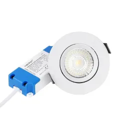 Spot LED Encastrable 6W 600lm 30° Ø118mm Zigbee 3.0 - Blanc CCT (2700K-6500K) DW2-06A-RF