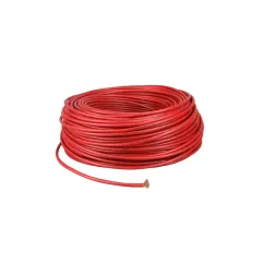 Câble Flexible Monoconducteur 6mm² Multibrins - Bobine Rouge 100m