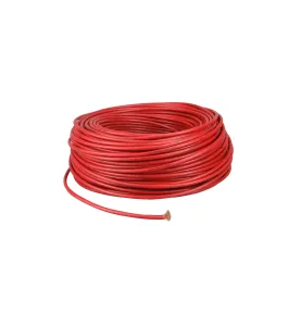 Câble Flexible Monoconducteur 6mm² Multibrins - Bobine Rouge 100m