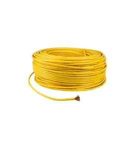 Câble Flexible Monoconducteur 6mm² Multibrins - Bobine Jaune 100m