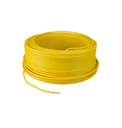 Câble Rigide Monoconducteur 2.5mm² Monobrin - Bobine Jaune 100m