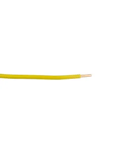 Câble Rigide Monoconducteur 2.5mm² Monobrin - Bobine Jaune 100m