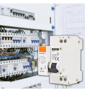 Disjoncteur différentiel 2P - 10A - 30mA - Type AC - Rail DIN - Protection électrique