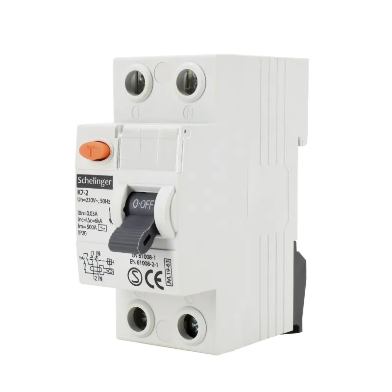 Disjoncteur différentiel AC 2P 16A 30mA - Protection électrique performante - Rail TH35 - IP20