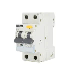 Disjoncteur différentiel 2P - 25A - 30mA - Type A - Schneider - Protection électrique performante