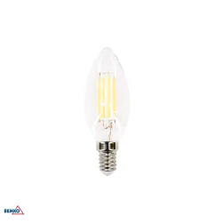 Ampoule LED Filament E14 - 6W - 700lm - Blanc Chaud 2700K - Angle 320° - Forme Flamme