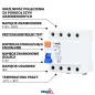 Disjoncteur différentiel 4P 40A 300mA - Protection AC - Rail DIN - IP20