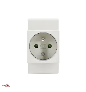 Socket FS16 - Prise modulaire 16A - Rail TH35 - 250V AC - IP20 - 80x66x44mm