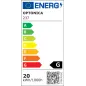 Lampadaire LED 20W - RGB Multicolore - Télécommande - 130x1045mm - Noir