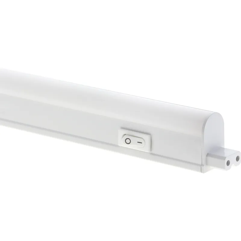 Tube LED T5 avec Interrupteur - 3,5W - 300lm - Blanc du Jour 6000K - Culot T5