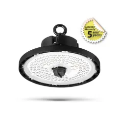 Luminaire HIGH BAY LED 80W - 15000 lm - 4000K - IP65 - Noir - Ø245mm