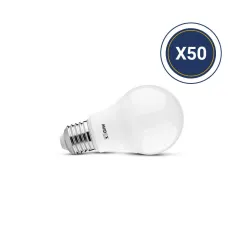 Ampoule LED E27 Bulb - 7W - 4000K Blanc Naturel - 806lm - Pack de 50