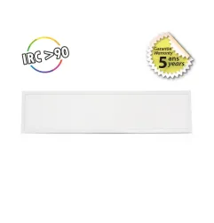 Plafonnier LED Rectangulaire - 40W - 3500K Blanc Chaud - 295x1195mm - IP44/20