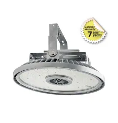 Projecteur HIGH BAY LED 180W - 28000 lm - Blanc du Jour 5000K - Ø430mm - Gris - Garantie 7 ans