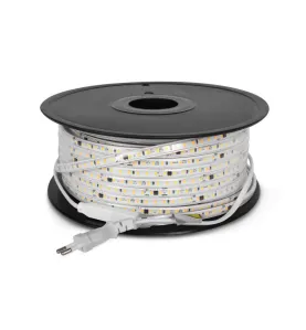 Bobine LED 2835 - 50m - 8W/m - IP65 - 4000K - Blanc Naturel - 660lm/m