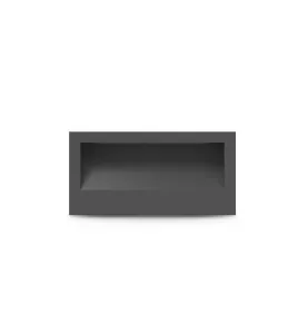 Spot LED encastrable - Balise rectangulaire 70x140mm - 3W - 3000K - IP65 - Aluminium