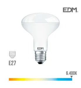 Ampoule LED E27 10W R80 équivalent à 60W - Blanc du Jour 6400K