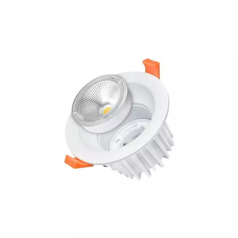 Downlight LED 25W rond ∅183mm Blanc - Blanc du Jour 6000K