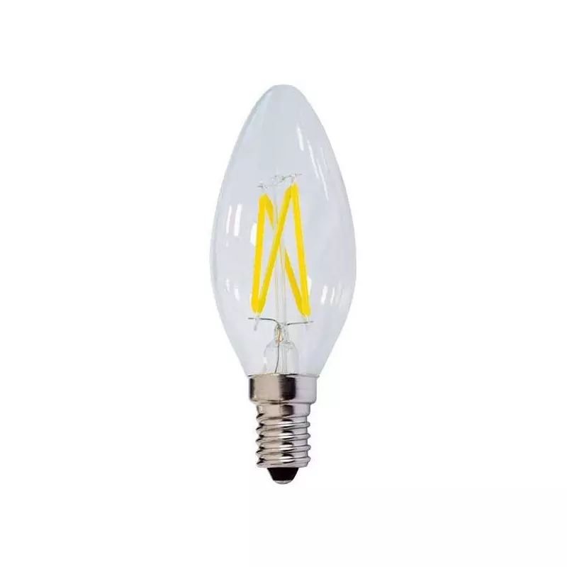 Ampoule LED Dimmable E14 C35 4W  équivalent à 32W - Blanc Naturel 4000K