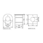 Support Spot Sol Encastrable 35W GU10 Ø150mm IK06