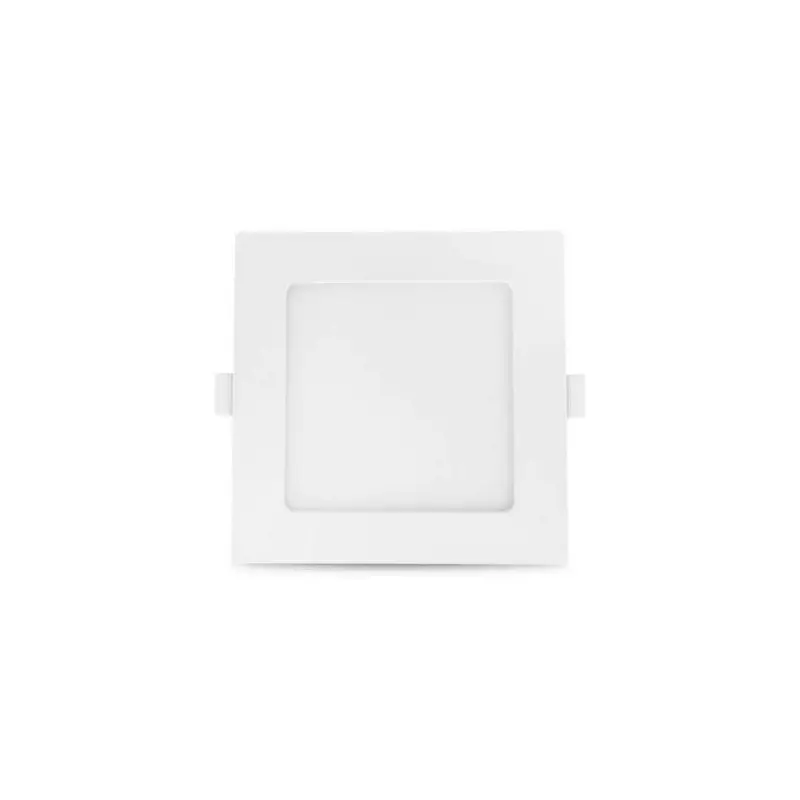 Dalle LED Encastrable Blanc 10W (100W) 700lm 160° IP44 145mmx145mm - Blanc Chaud 3000K