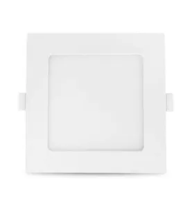 Dalle LED Encastrable Blanc 10W (100W) 700lm 160° IP44 145mmx145mm - Blanc Chaud 3000K